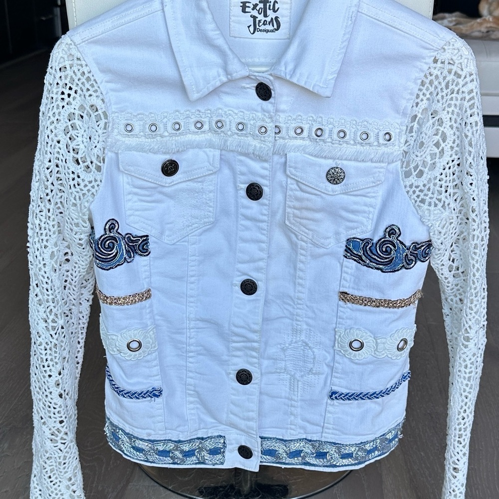 DESIGUAL
Andra Crocheted Sleeve Jacket - Picture 7 of 8